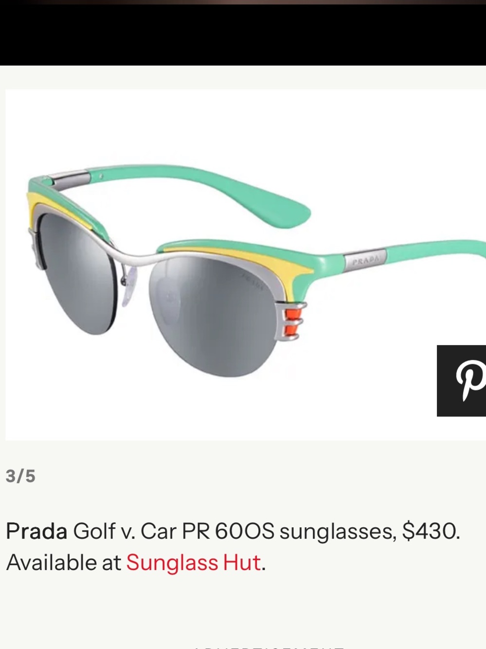 PRADA sunglasses